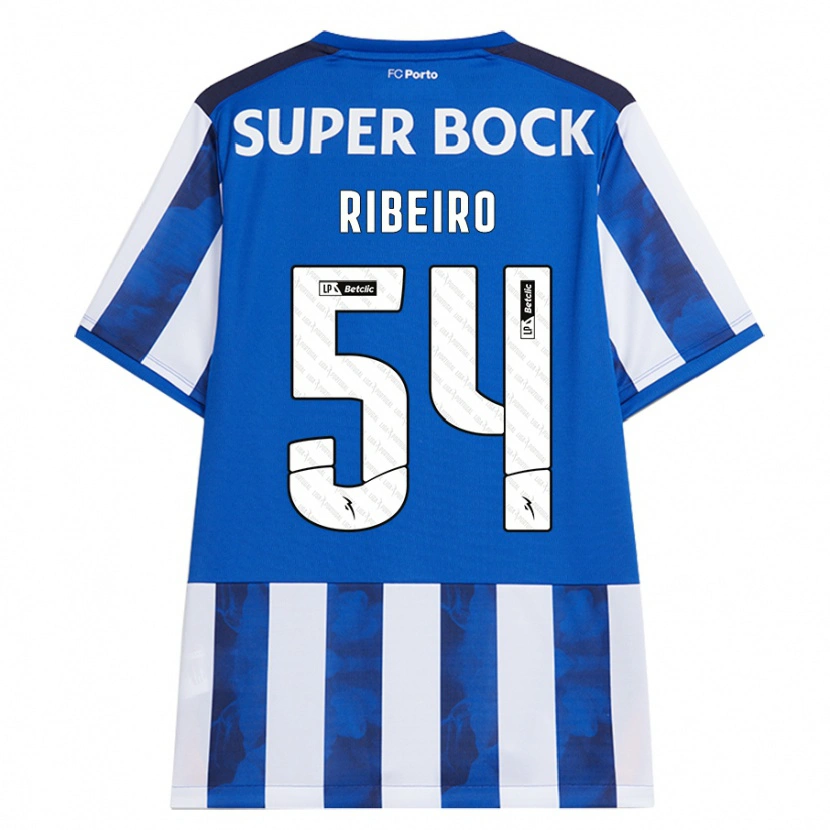 Danxen Kinder António Ribeiro #54 Blau Weiß Heimtrikot Trikot 2024/25 T-Shirt Schweiz