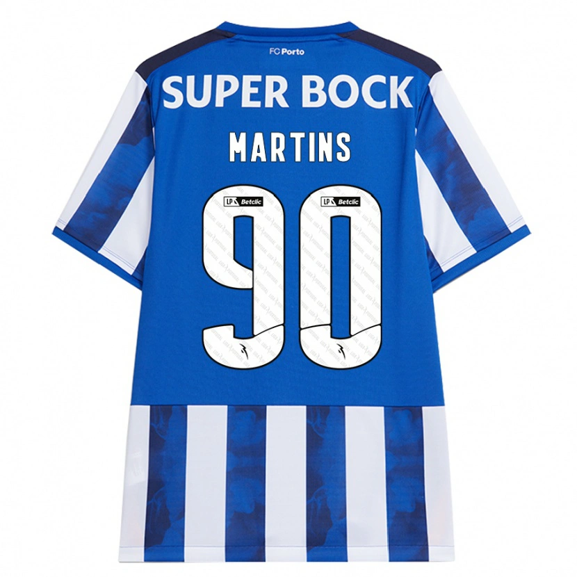 Danxen Kinder Gil Martins #90 Blau Weiß Heimtrikot Trikot 2024/25 T-Shirt Schweiz