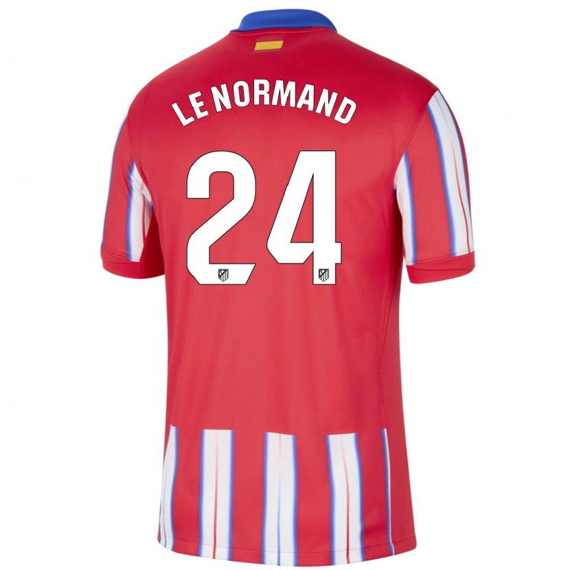 Danxen Kinder Robin Le Normand #24 Rot Weiß Blau Heimtrikot Trikot 2024/25 T-Shirt Schweiz