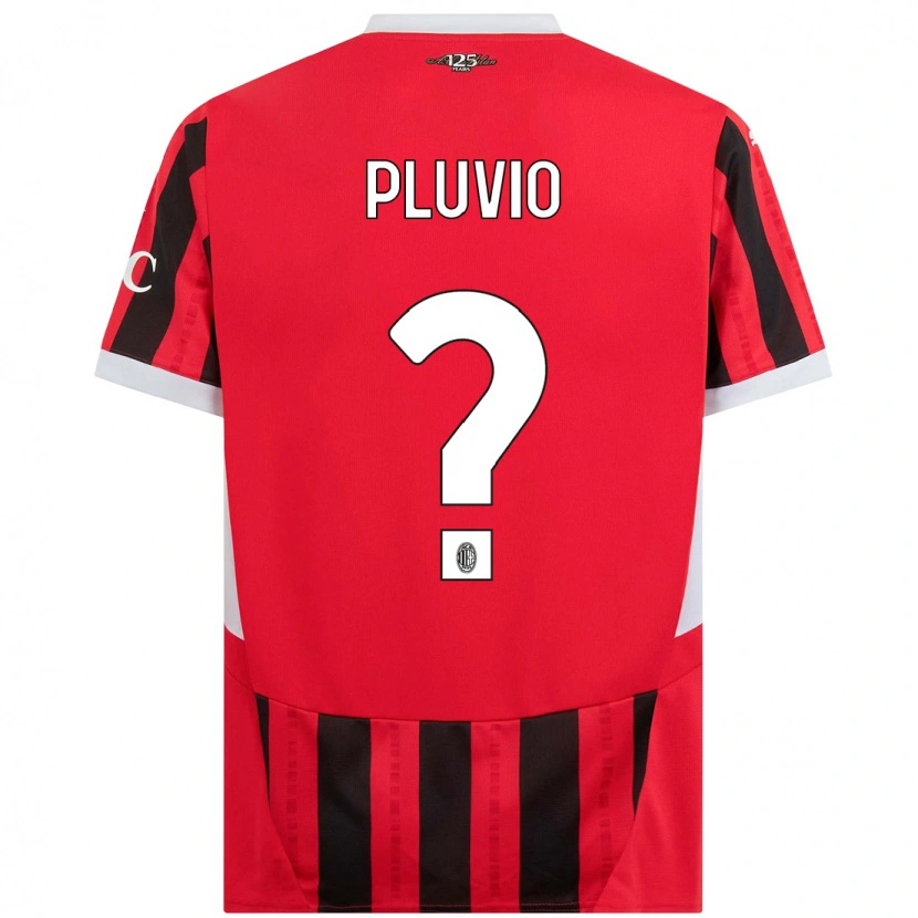 Danxen Kinder Nicholas Pluvio #0 Rot Schwarz Heimtrikot Trikot 2024/25 T-Shirt Schweiz