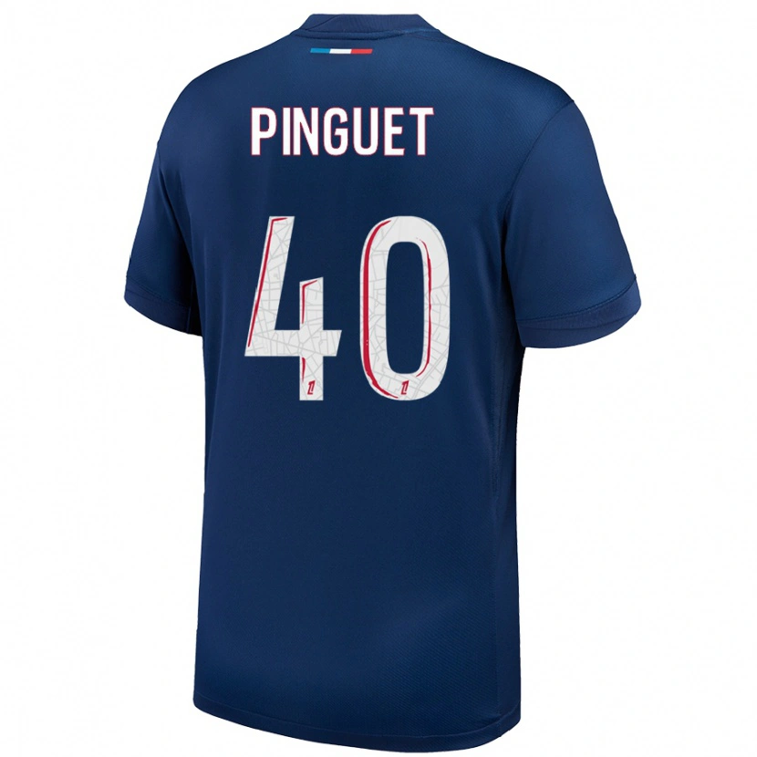 Danxen Kinder Alice Pinguet #40 Marineblau Weiß Heimtrikot Trikot 2024/25 T-Shirt Schweiz