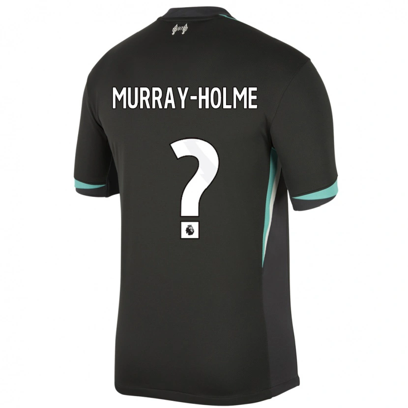 Danxen Kinder Hadyn Murray-Holme #0 Schwarz Anthrazitweiß Auswärtstrikot Trikot 2024/25 T-Shirt Schweiz