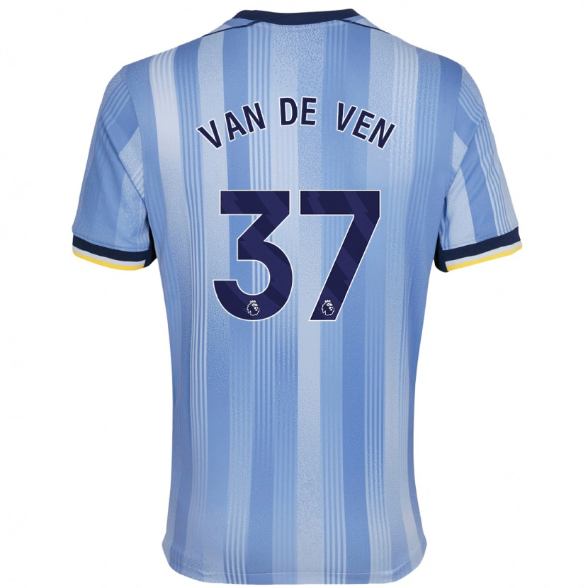 Danxen Kinder Micky Van De Ven #37 Hellblau Auswärtstrikot Trikot 2024/25 T-Shirt Schweiz