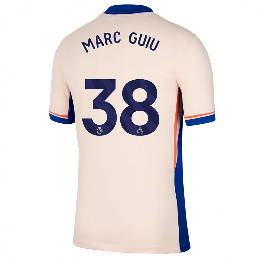 Danxen Kinder Marc Guiu #38 Hellbeige Auswärtstrikot Trikot 2024/25 T-Shirt Schweiz