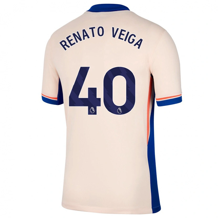 Danxen Kinder Renato Veiga #40 Hellbeige Auswärtstrikot Trikot 2024/25 T-Shirt Schweiz