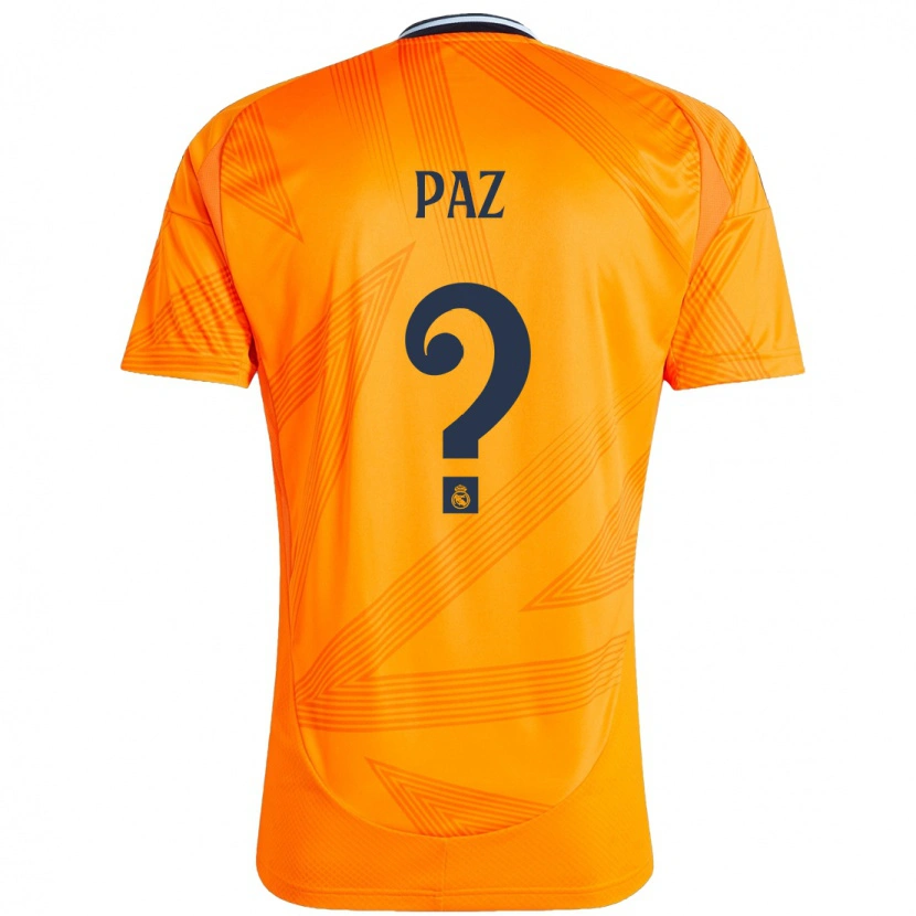 Danxen Kinder Nico Paz #0 Orange Auswärtstrikot Trikot 2024/25 T-Shirt Schweiz