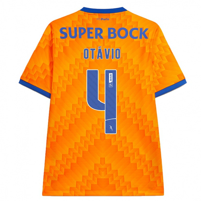 Danxen Kinder Otávio #4 Orange Auswärtstrikot Trikot 2024/25 T-Shirt Schweiz