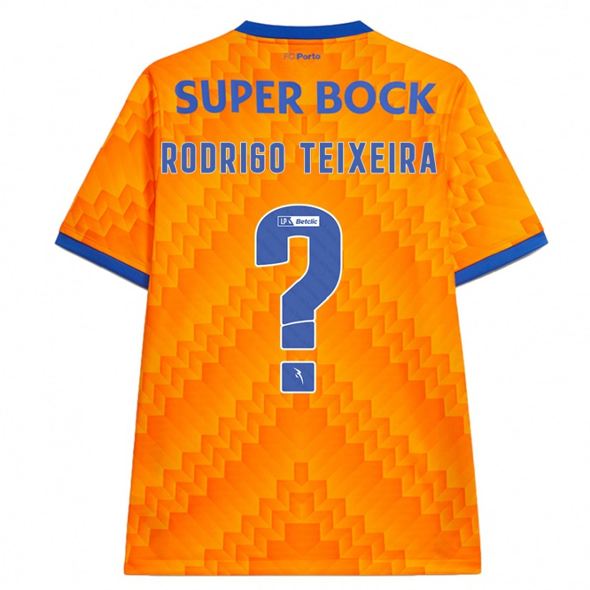 Danxen Kinder Rodrigo Teixeira #0 Orange Auswärtstrikot Trikot 2024/25 T-Shirt Schweiz