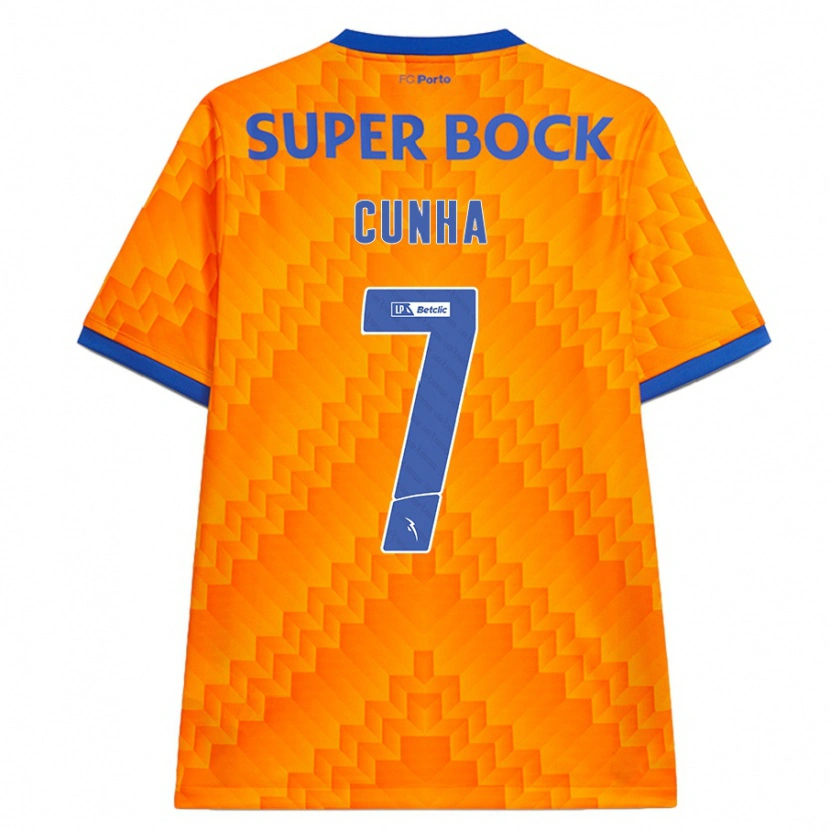 Danxen Kinder Duarte Cunha #7 Orange Auswärtstrikot Trikot 2024/25 T-Shirt Schweiz