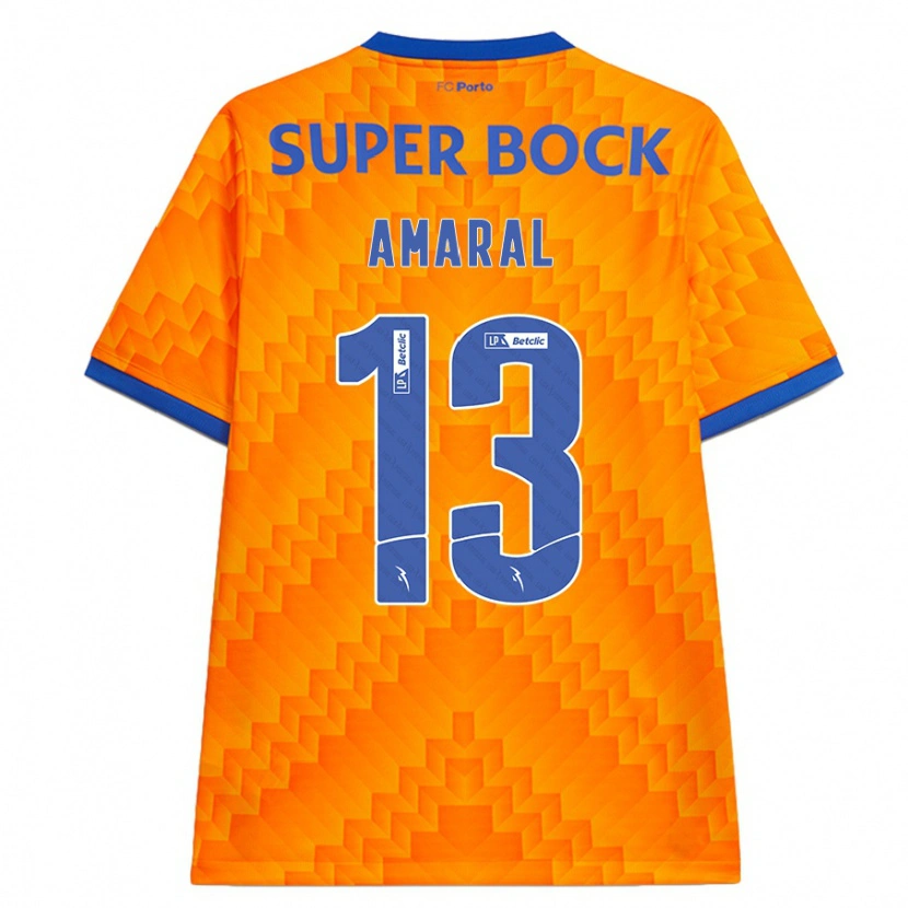 Danxen Kinder Fábio Amaral #13 Orange Auswärtstrikot Trikot 2024/25 T-Shirt Schweiz