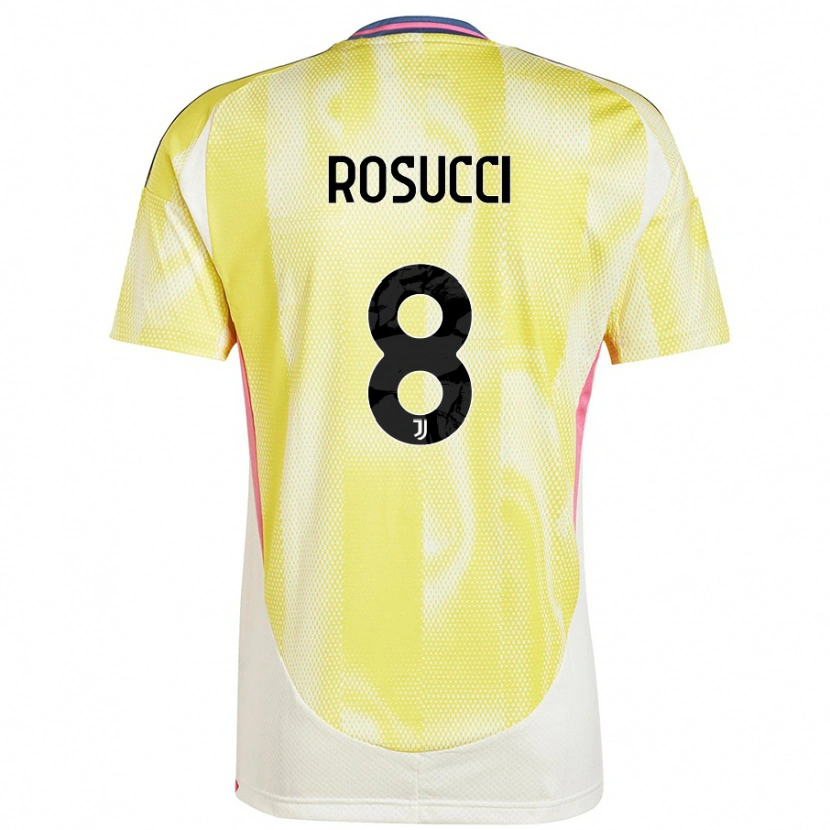 Danxen Kinder Martina Rosucci #8 Solargelb Auswärtstrikot Trikot 2024/25 T-Shirt Schweiz