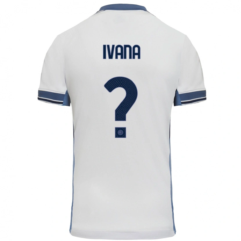 Danxen Kinder Ivana Andrés #0 Weißgrau Auswärtstrikot Trikot 2024/25 T-Shirt Schweiz