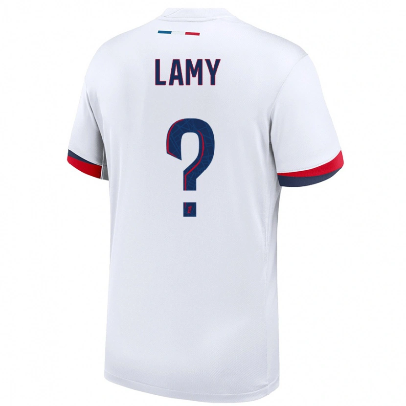 Danxen Kinder Hugo Lamy #0 Weiß Blau Rot Auswärtstrikot Trikot 2024/25 T-Shirt Schweiz