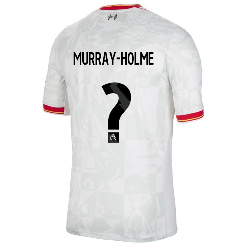 Danxen Kinder Hadyn Murray-Holme #0 Weiß Rot Schwarz Ausweichtrikot Trikot 2024/25 T-Shirt Schweiz