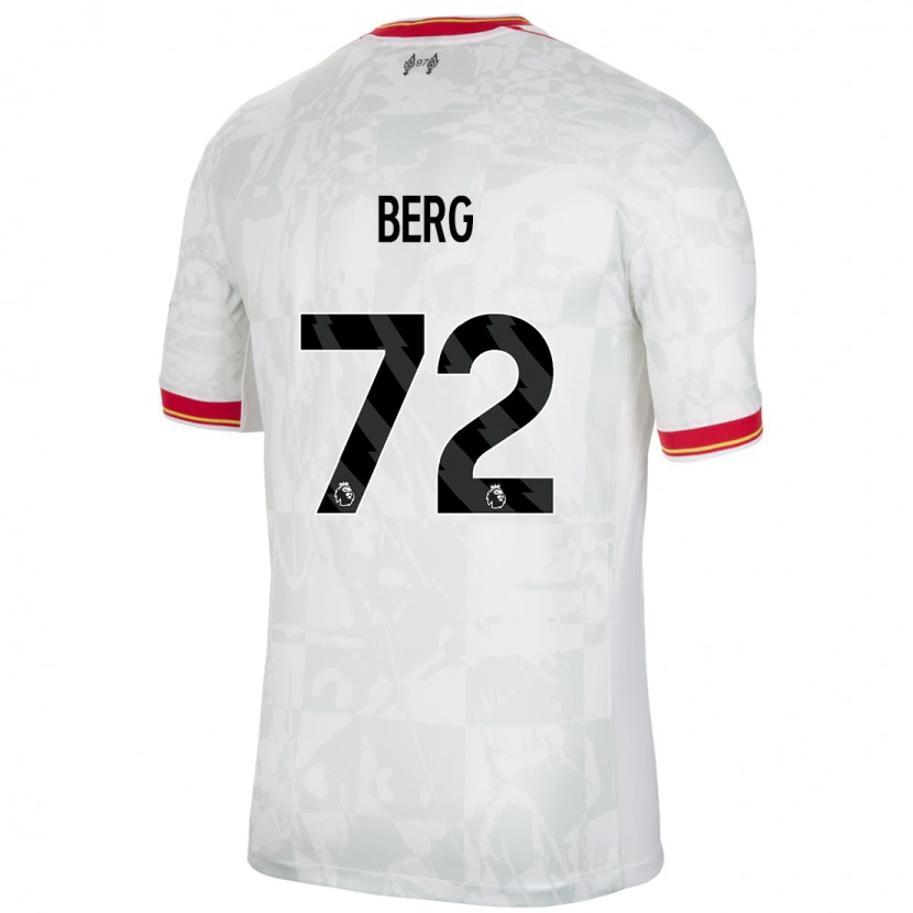 Danxen Kinder Sepp Van Den Berg #72 Weiß Rot Schwarz Ausweichtrikot Trikot 2024/25 T-Shirt Schweiz