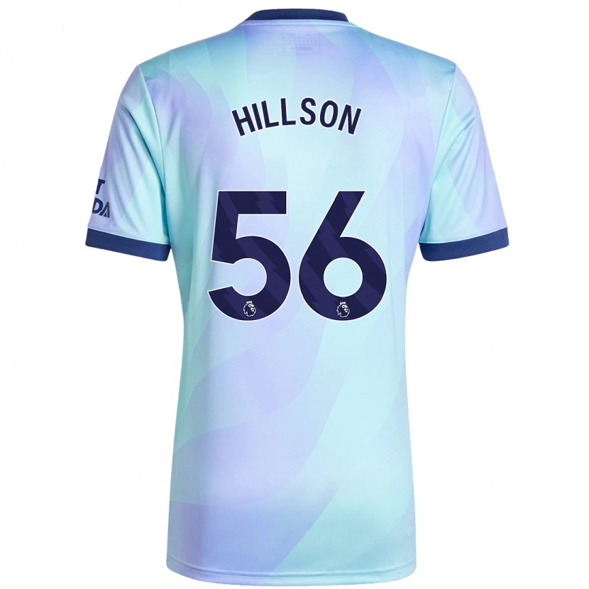 Danxen Kinder James Hillson #56 Aquamarin Ausweichtrikot Trikot 2024/25 T-Shirt Schweiz