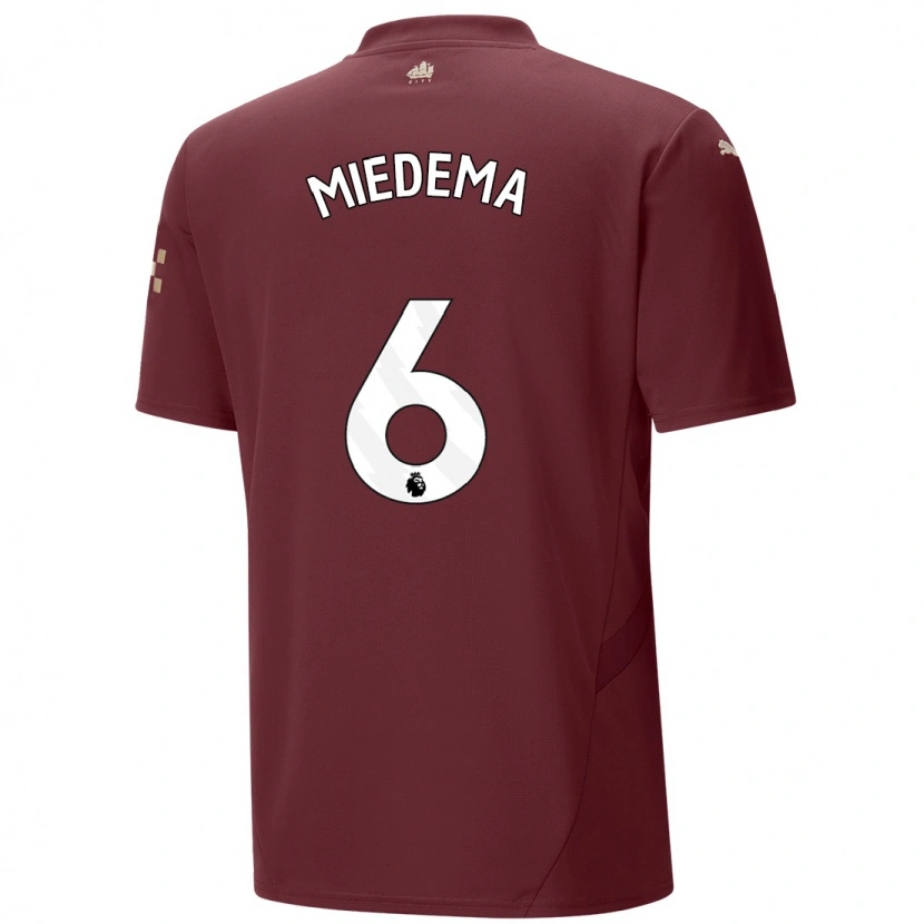 Danxen Kinder Vivianne Miedema #6 Kastanienbraun Ausweichtrikot Trikot 2024/25 T-Shirt Schweiz