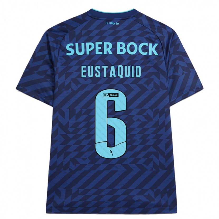 Danxen Kinder Stephen Eustaquio #6 Marineblau Ausweichtrikot Trikot 2024/25 T-Shirt Schweiz