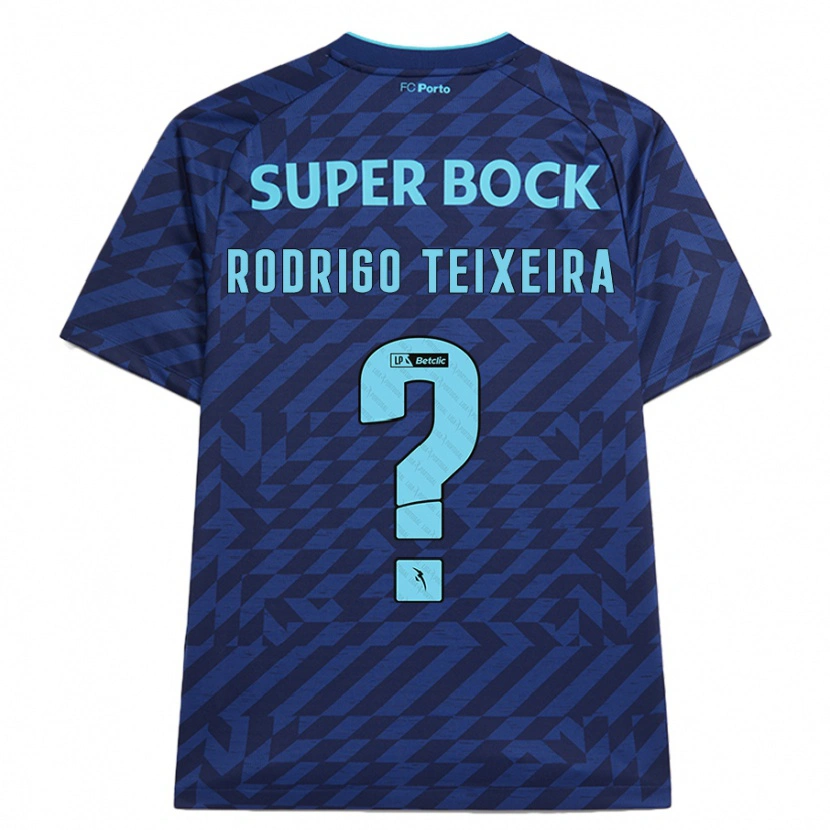 Danxen Kinder Rodrigo Teixeira #0 Marineblau Ausweichtrikot Trikot 2024/25 T-Shirt Schweiz