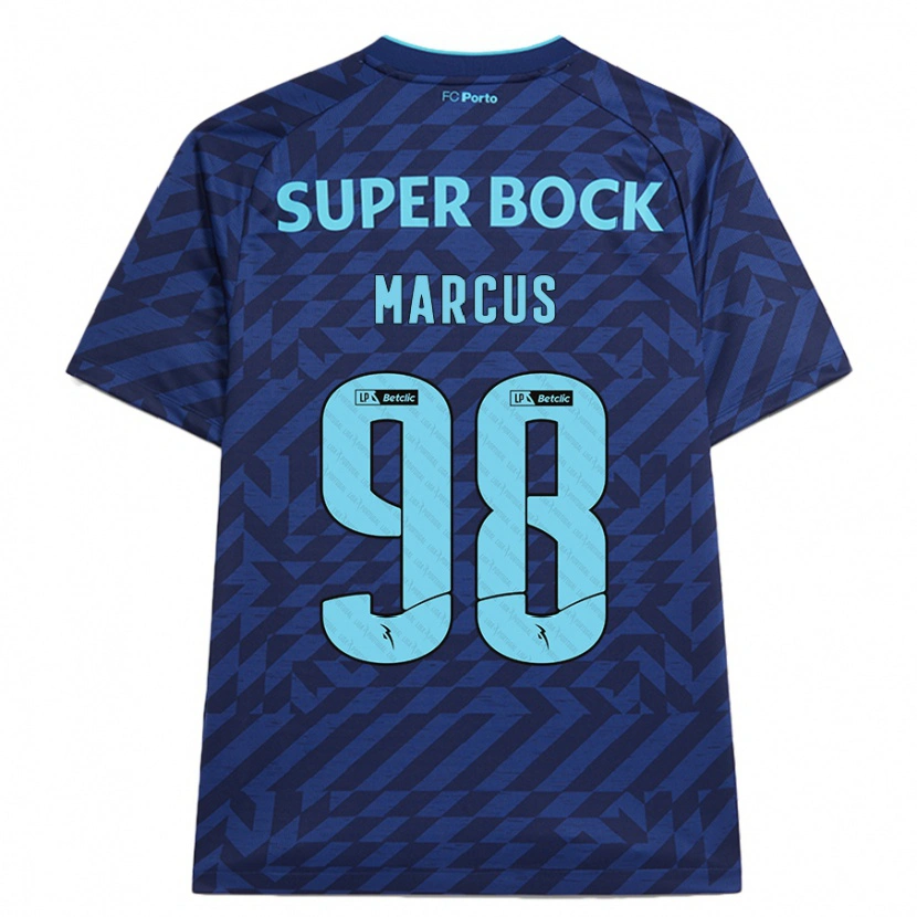 Danxen Kinder Abraham Marcus #98 Marineblau Ausweichtrikot Trikot 2024/25 T-Shirt Schweiz