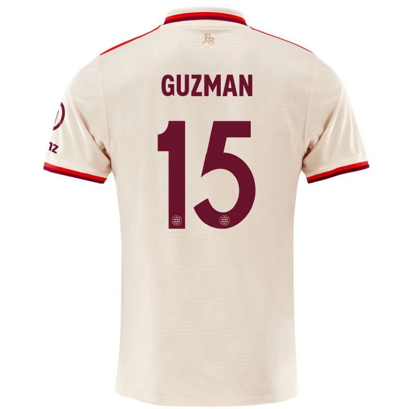 Danxen Kinder Ana María Guzmán #15 Leinen Ausweichtrikot Trikot 2024/25 T-Shirt Schweiz