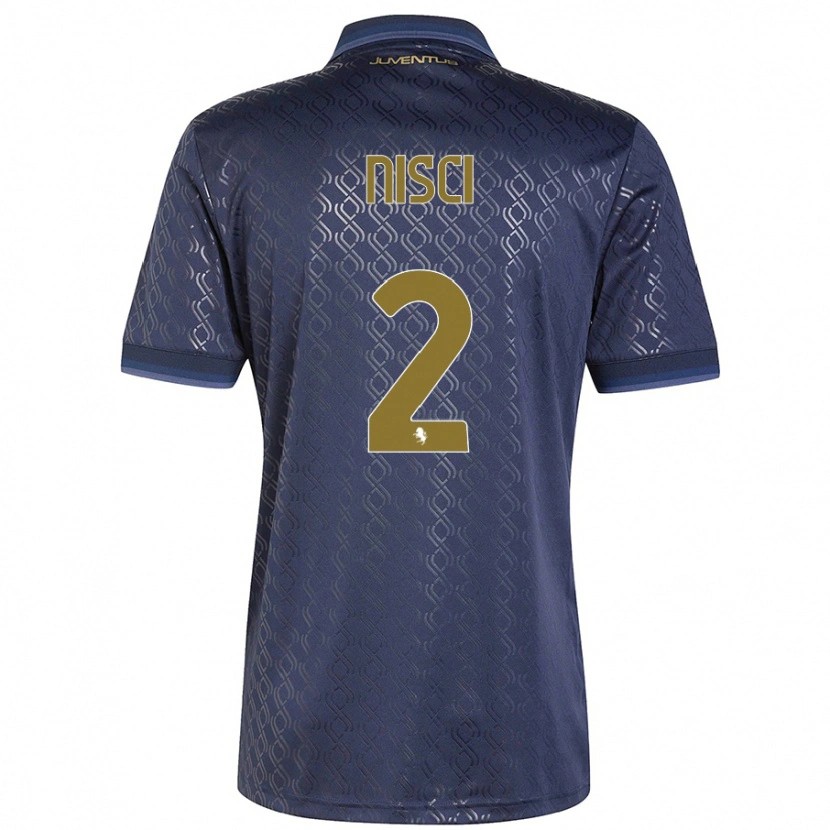 Danxen Kinder Alessandro Nisci #2 Marineblau Ausweichtrikot Trikot 2024/25 T-Shirt Schweiz