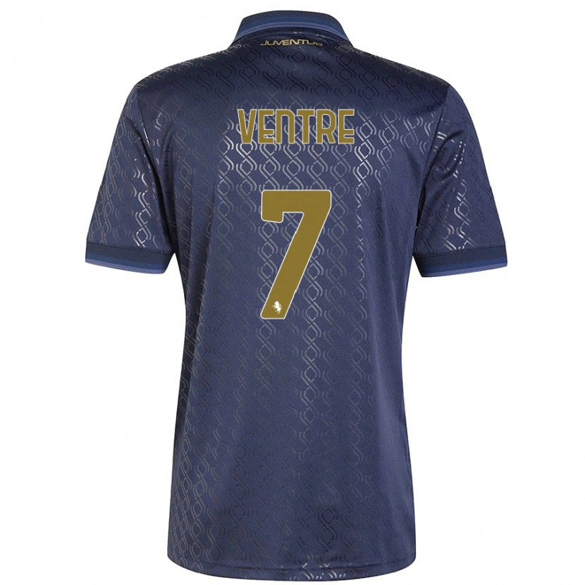 Danxen Kinder Alessandro Ventre #7 Marineblau Ausweichtrikot Trikot 2024/25 T-Shirt Schweiz