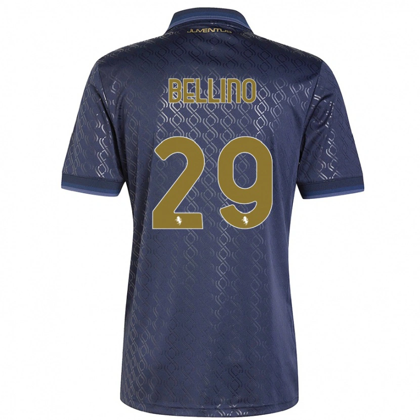Danxen Kinder Filippo Bellino #29 Marineblau Ausweichtrikot Trikot 2024/25 T-Shirt Schweiz