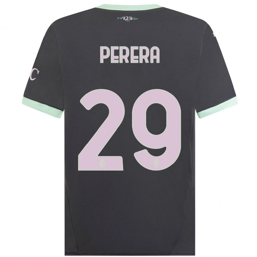 Danxen Kinder Nirash Perera #29 Grau Ausweichtrikot Trikot 2024/25 T-Shirt Schweiz