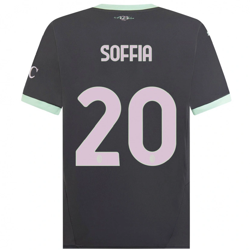 Danxen Kinder Angelica Soffia #20 Grau Ausweichtrikot Trikot 2024/25 T-Shirt Schweiz