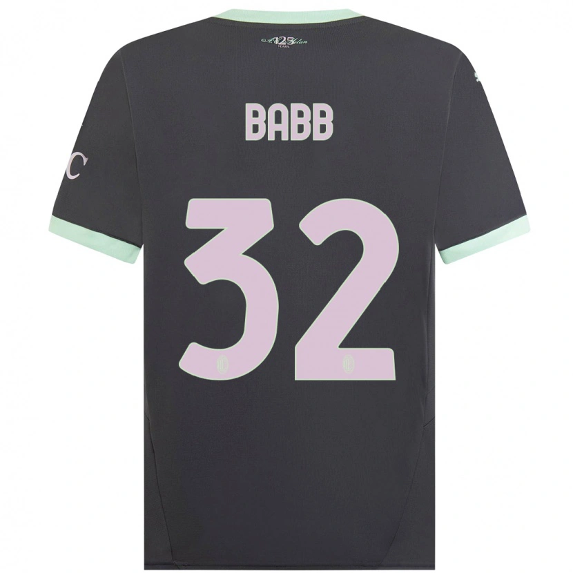 Danxen Kinder Selena Babb #32 Grau Ausweichtrikot Trikot 2024/25 T-Shirt Schweiz