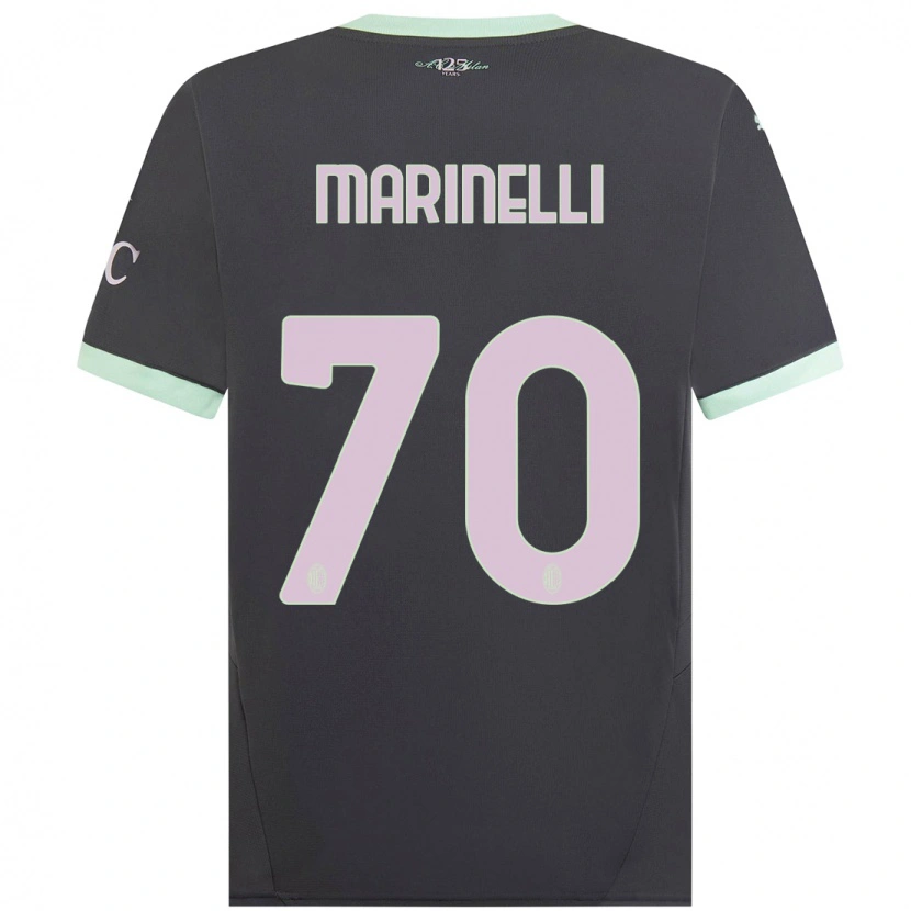 Danxen Kinder Gloria Marinelli #70 Grau Ausweichtrikot Trikot 2024/25 T-Shirt Schweiz