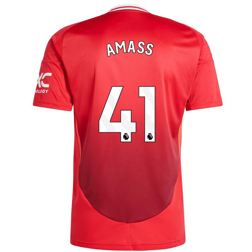 Danxen Herren Harry Amass #41 Hellrot Heimtrikot Trikot 2024/25 T-Shirt Schweiz