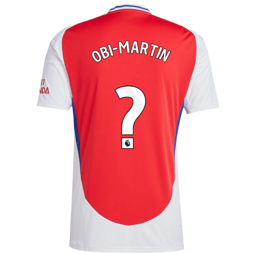 Danxen Herren Chido Obi-Martin #0 Rot Weiß Heimtrikot Trikot 2024/25 T-Shirt Schweiz