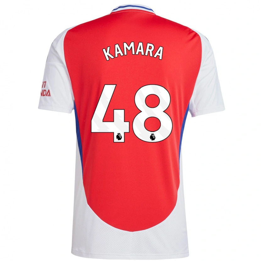 Danxen Herren Osman Kamara #48 Rot Weiß Heimtrikot Trikot 2024/25 T-Shirt Schweiz