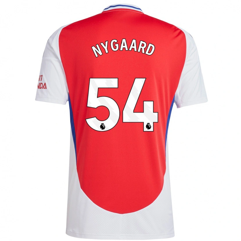 Danxen Herren Lucas Nygaard #54 Rot Weiß Heimtrikot Trikot 2024/25 T-Shirt Schweiz