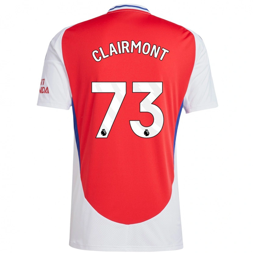 Danxen Herren Reece Clairmont #73 Rot Weiß Heimtrikot Trikot 2024/25 T-Shirt Schweiz