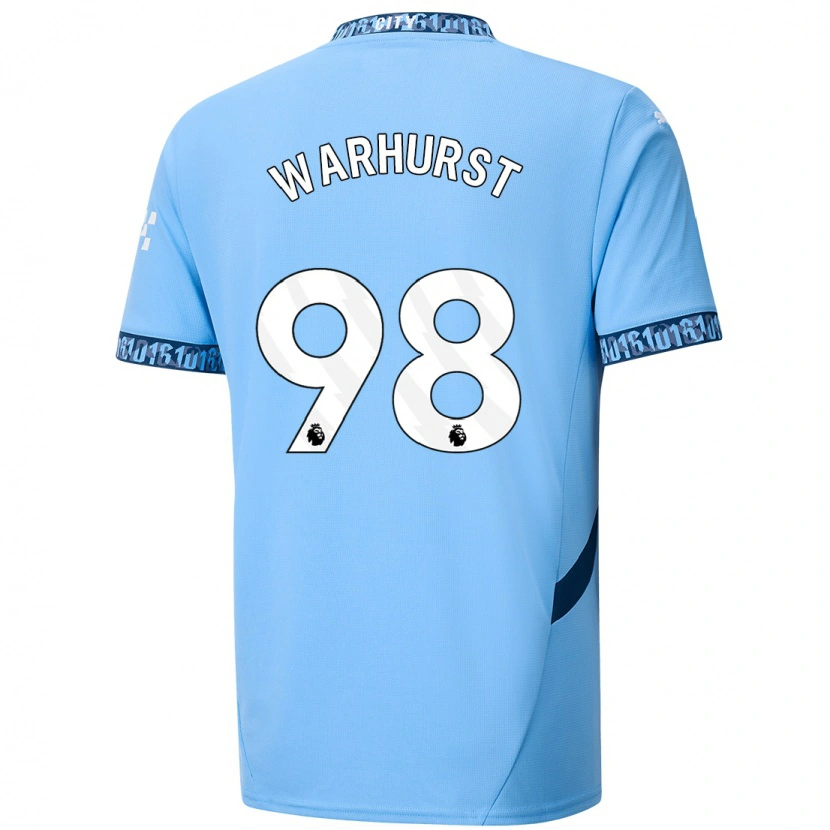 Danxen Herren Matty Warhurst #98 Marineblau Heimtrikot Trikot 2024/25 T-Shirt Schweiz