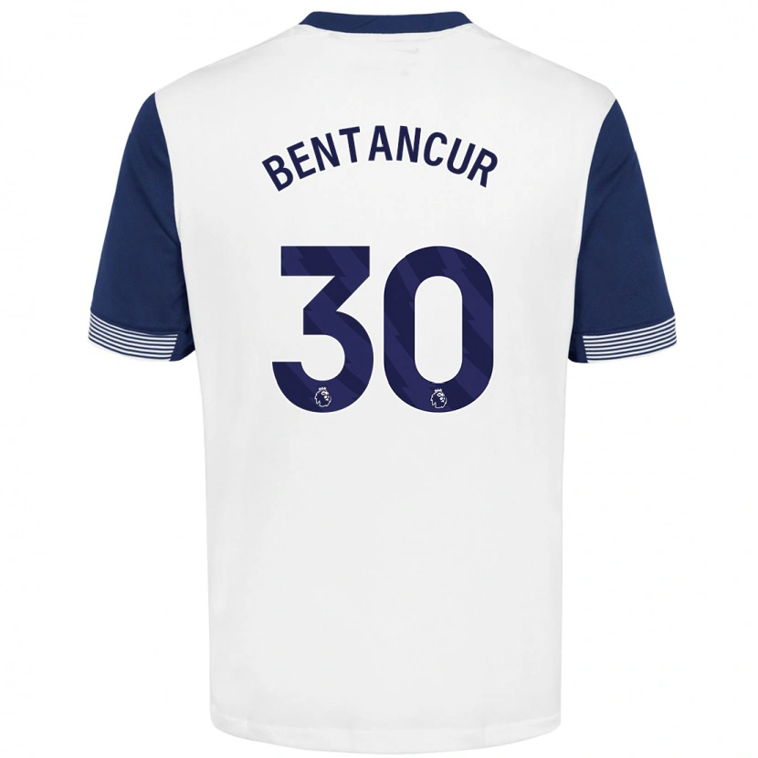 Danxen Herren Rodrigo Bentancur #30 Weiß Blau Heimtrikot Trikot 2024/25 T-Shirt Schweiz