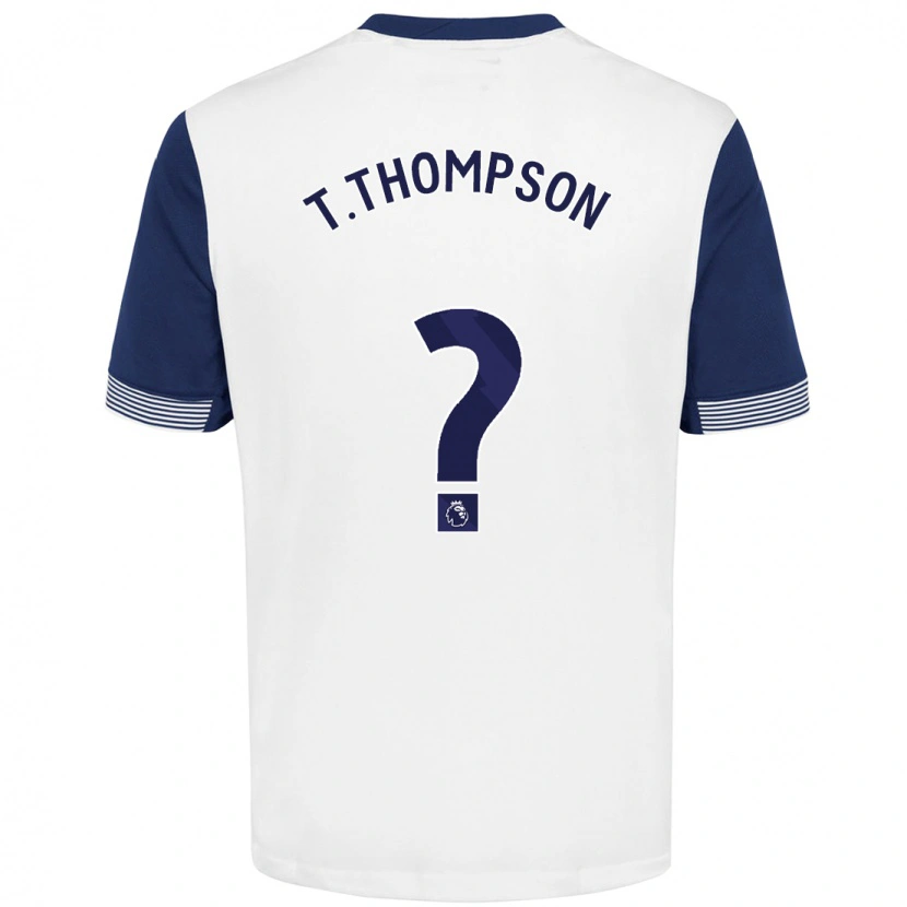 Danxen Herren Tynan Thompson #0 Weiß Blau Heimtrikot Trikot 2024/25 T-Shirt Schweiz
