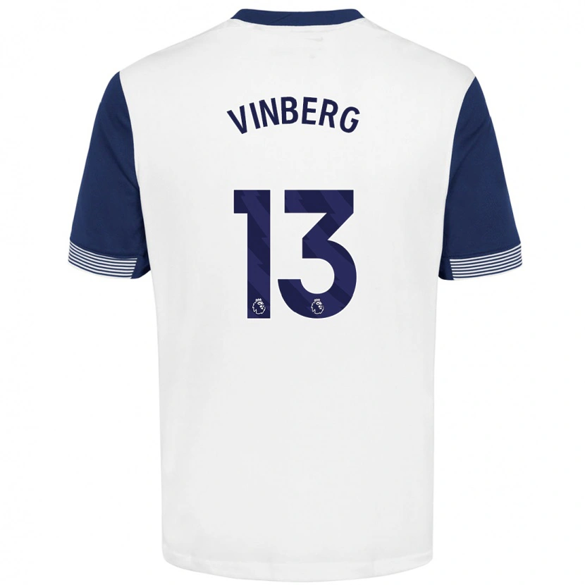 Danxen Herren Matilda Vinberg #13 Weiß Blau Heimtrikot Trikot 2024/25 T-Shirt Schweiz