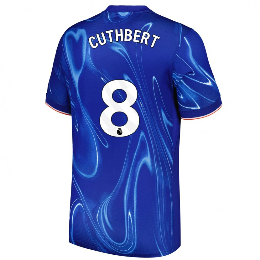 Danxen Herren Erin Cuthbert #8 Blau Weiß Heimtrikot Trikot 2024/25 T-Shirt Schweiz