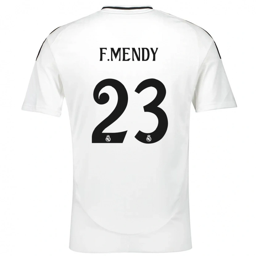 Danxen Herren Ferland Mendy #23 Weiß Heimtrikot Trikot 2024/25 T-Shirt Schweiz