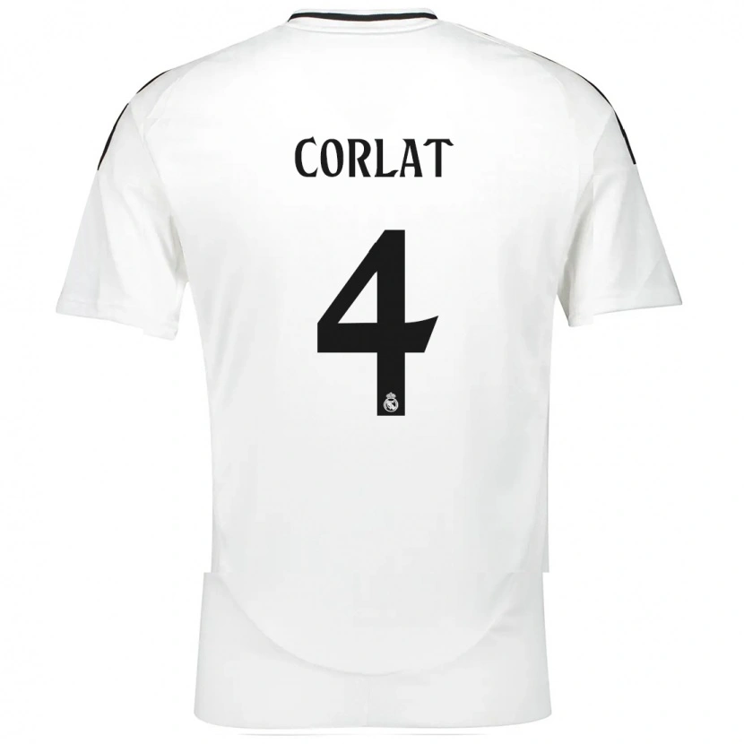 Danxen Herren Edu Corlat #4 Weiß Heimtrikot Trikot 2024/25 T-Shirt Schweiz