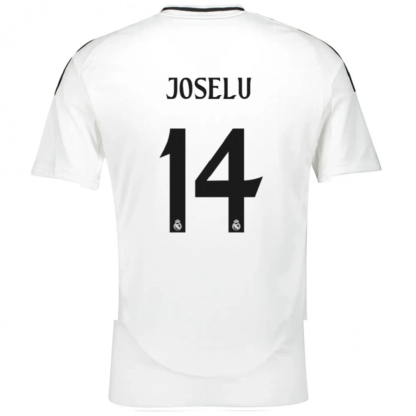 Danxen Herren Joselu #14 Weiß Heimtrikot Trikot 2024/25 T-Shirt Schweiz