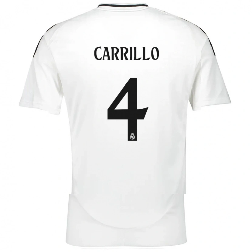Danxen Herren Álvaro Carrillo #4 Weiß Heimtrikot Trikot 2024/25 T-Shirt Schweiz