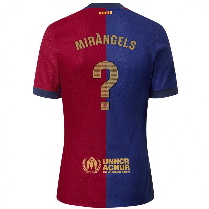 Danxen Herren Xavi Miràngels #0 Blau Rot Heimtrikot Trikot 2024/25 T-Shirt Schweiz