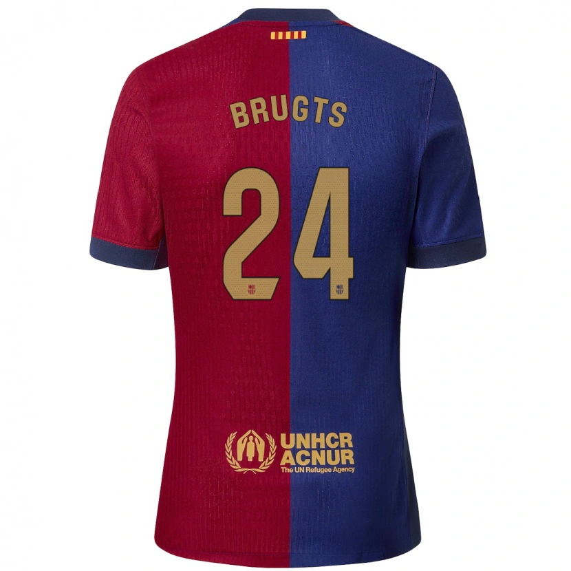 Danxen Herren Esmee Brugts #24 Blau Rot Heimtrikot Trikot 2024/25 T-Shirt Schweiz