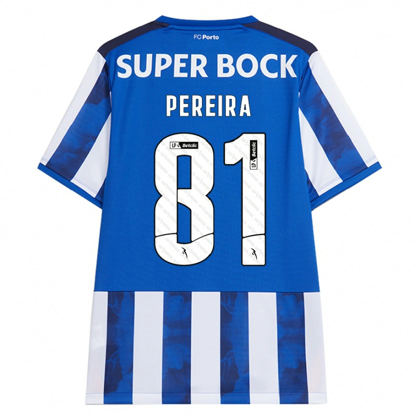 Danxen Herren Martim Pereira #81 Blau Weiß Heimtrikot Trikot 2024/25 T-Shirt Schweiz