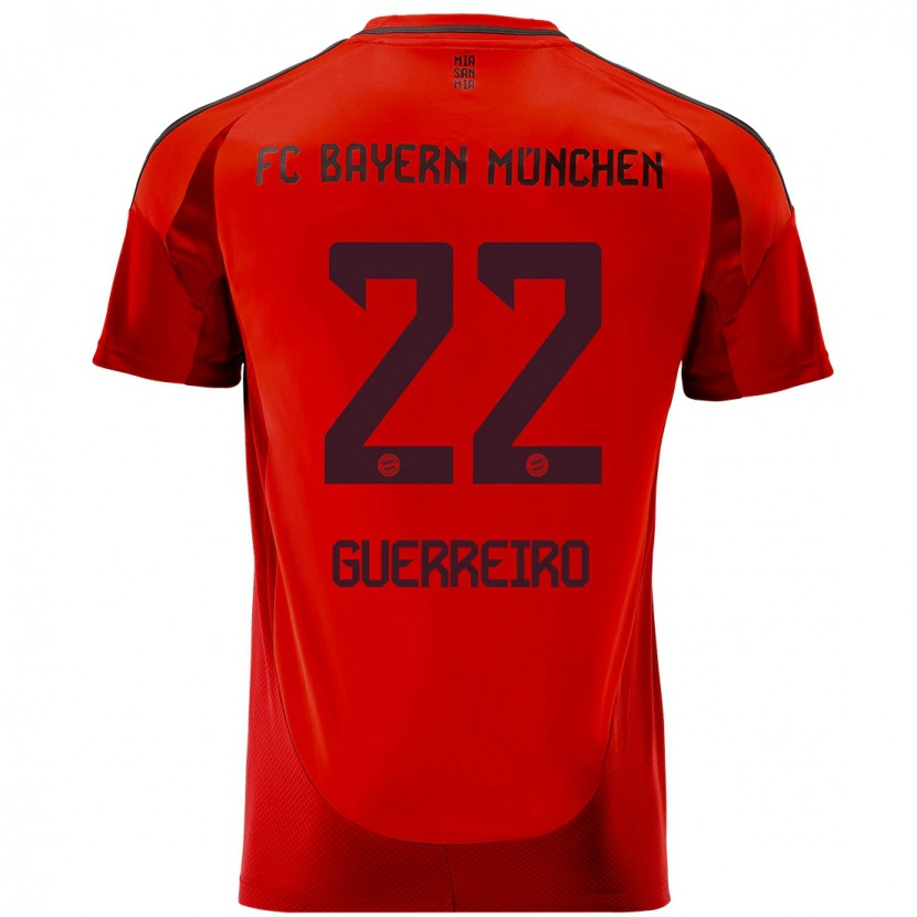 Danxen Herren Raphaël Guerreiro #22 Rot Heimtrikot Trikot 2024/25 T-Shirt Schweiz